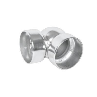 50mm Boş Küre Dirsek Parlak 4'lü Paket