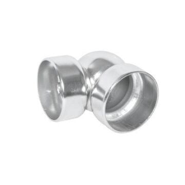 50mm Boş Küre Dirsek Parlak 4'lü Paket