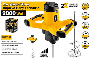 Sgs SGS5100 Boya ve Harç Karıştırıcı 2000w