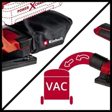 Einhell TC-OS 18/187 Li-Solo Titreşim Zımpara