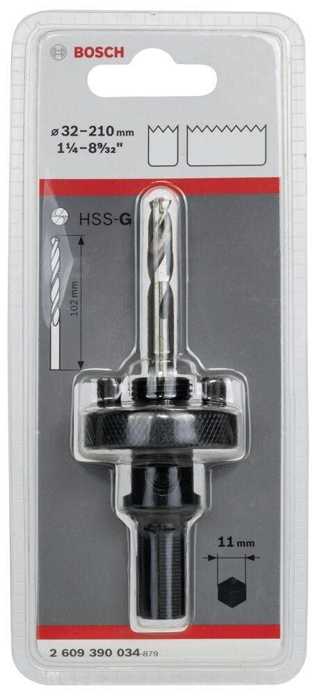Bosch11mm HEX Adaptör 32-210mm Pançlar İçin