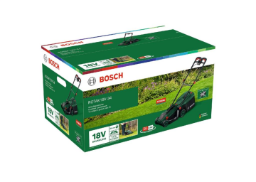 Bosch Rotak 18V-34 Tek Akülü Çim Biçme Makinesi