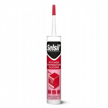 Selsil Rtv Yüksek Isı Silikonu Kırmızı 280 Ml