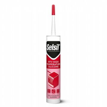 Selsil Rtv Yüksek Isı Silikonu Kırmızı 280 Ml